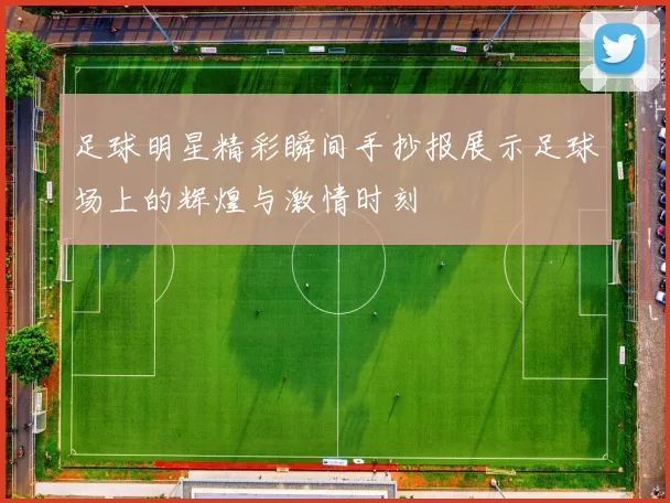 足球明星精彩瞬间手抄报展示足球场上的辉煌与激情时刻